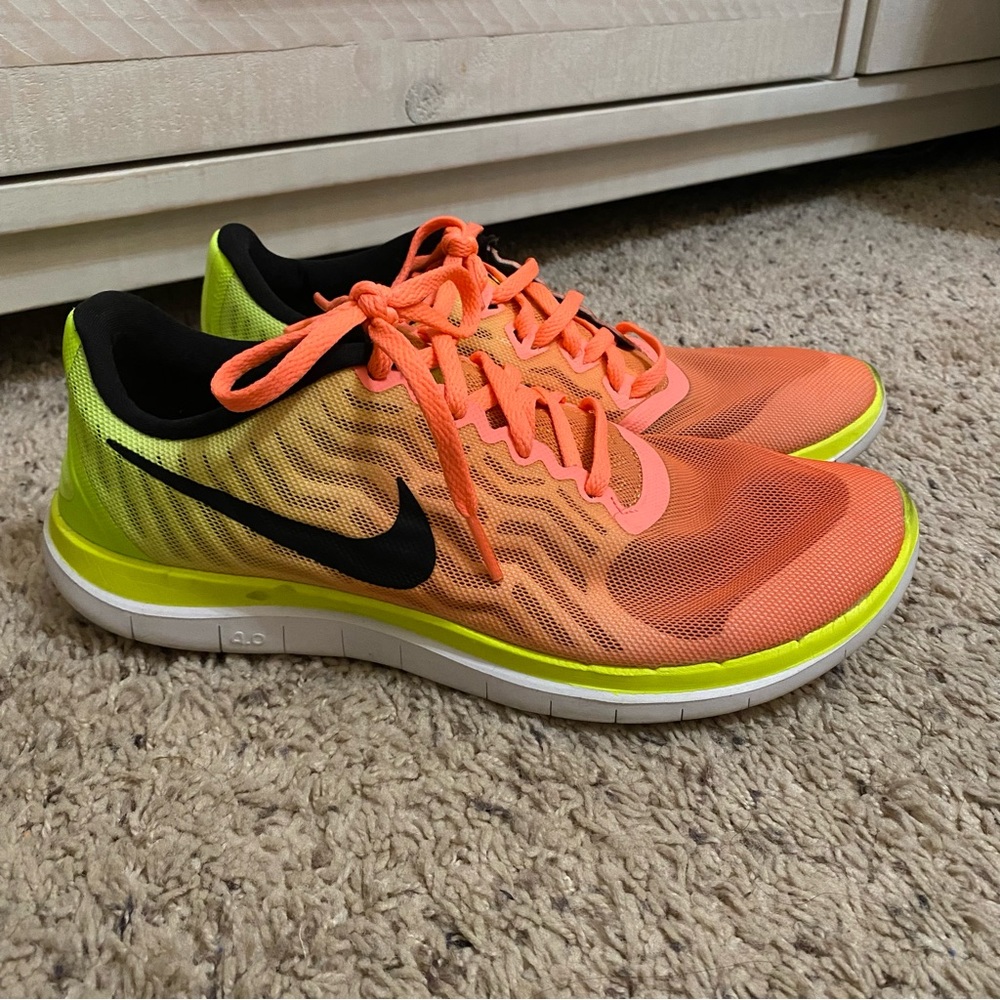 Nike Free Running - Orange/yellow ombré